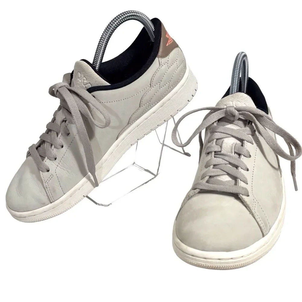 Air Jordan 1 Centre Court Sneakers Mens Size 6.5 Light Bone Athletic DO7443-061